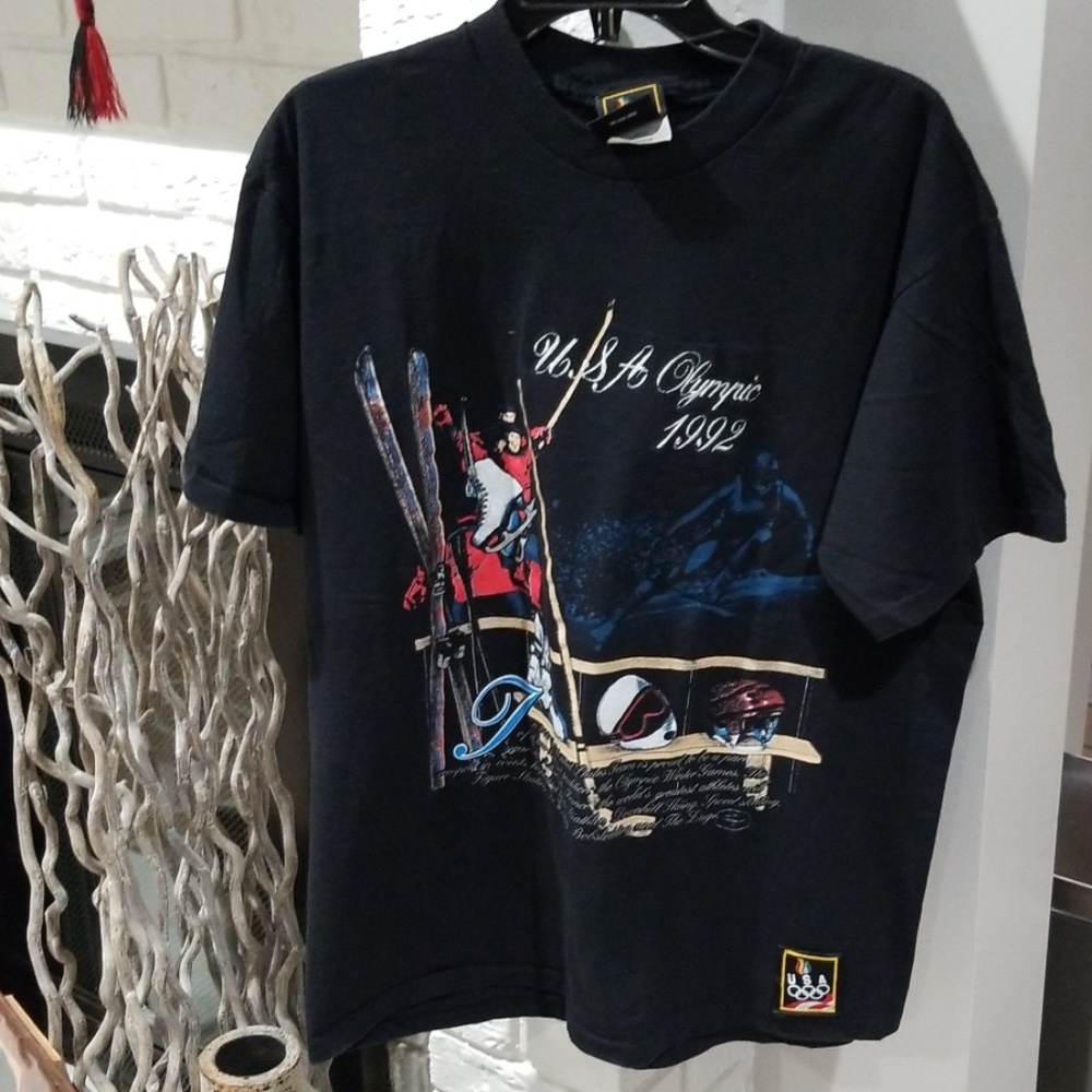 Vintage OG USA1992 Winter Olympics France Size L